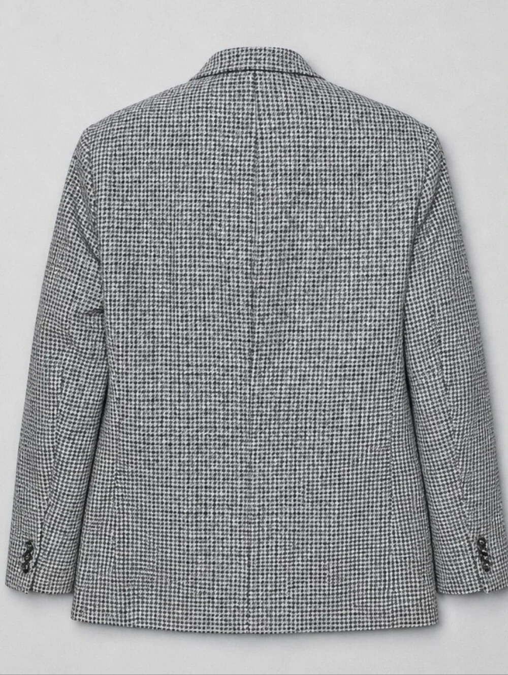 Lauren Ralph Lauren Blazer Mens 48L Brown Wool Trim Fit Houndstooth Sport Jacket